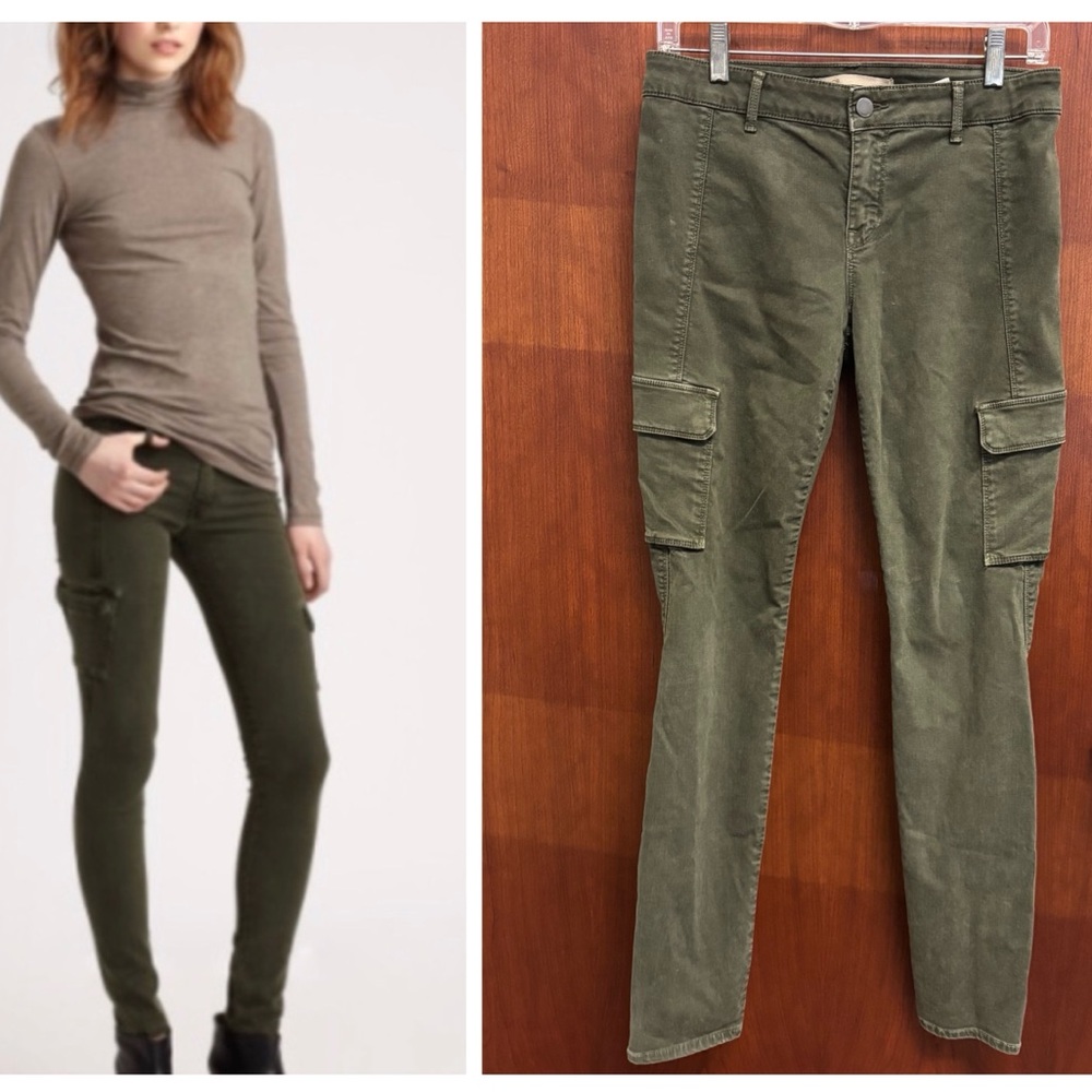 Vince Cargo Pocket Skinny Utility Pants New Olive Gorpcore Gremlincore size 29